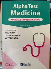 alpha test medicina Odontoiatria/Veterinaria COME NUOVO MAI USATO