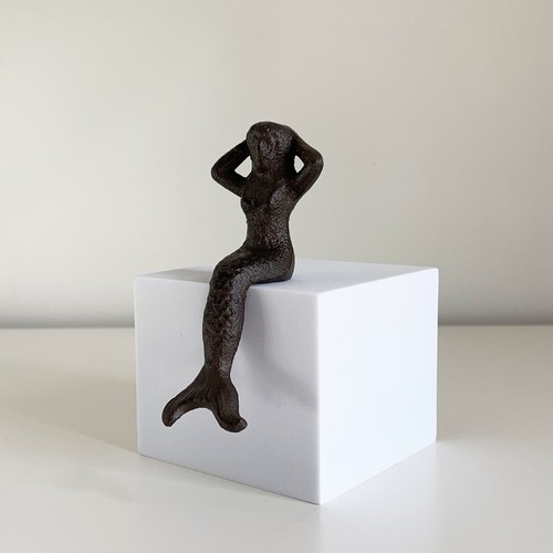 Mermaid ornament figurine cast - ornament,