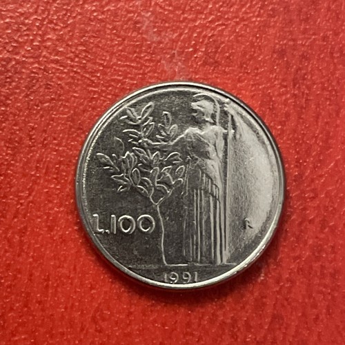 100 lire 1991 moneta - 100,