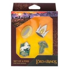 Il Signore degli Anelli Set Spille Lord of the Rings Pins Ufficiale Metallo LOTR