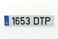 replica targa auto SPAIN ES