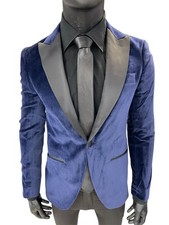 Designer Blu Velluto Smoking