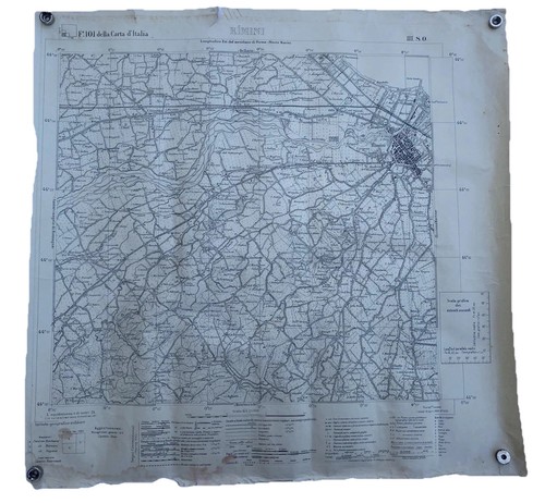 Mappa militare igm rimini - igm,