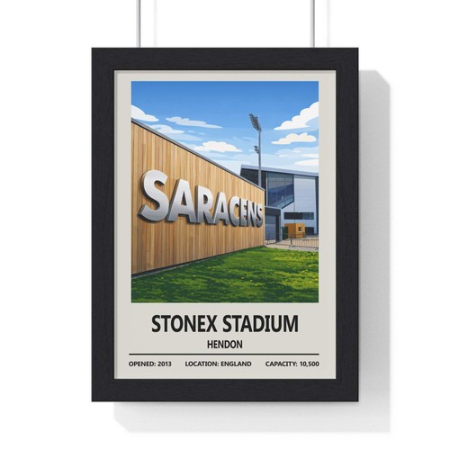 Poster saracens stonex stadio - stonex,