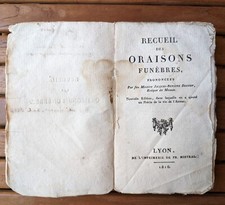 Recueil des Oraisons Funebre