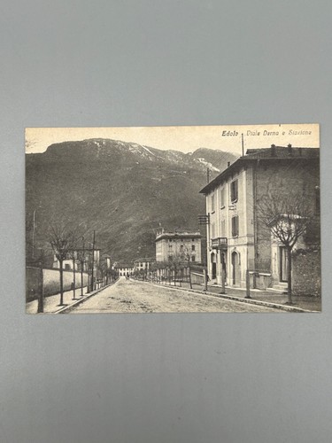 Cartolina edolo viale derna - cartolina,