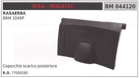 Coperchio scarico posteriore
