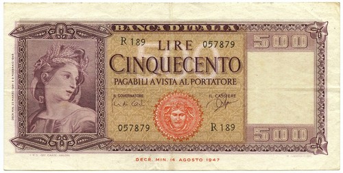 500 lire italia - 500,