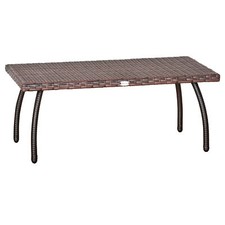 Outsunny Tavolino in Rattan