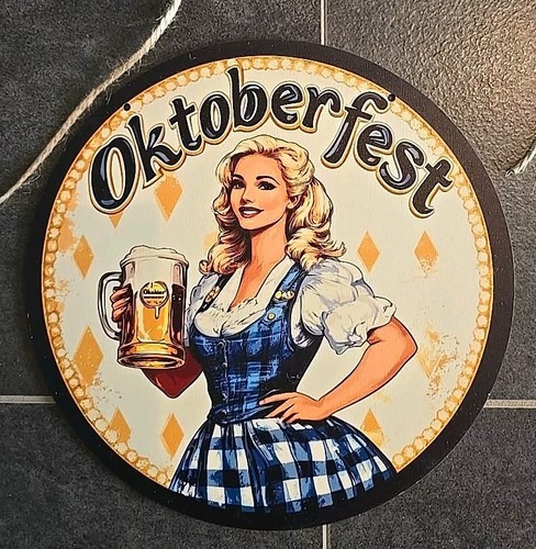 Oktoberfest insegna legno - oktoberfest, in