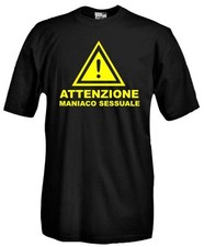 Shirt fun g34 - t-shirt, attenzione