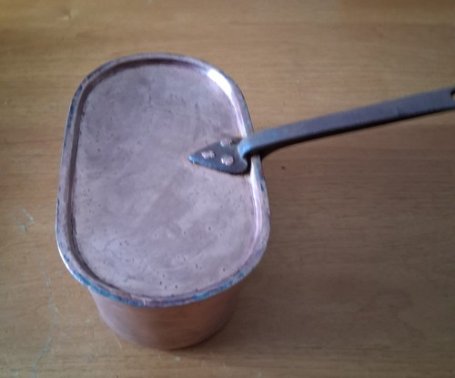 Pentola con coperchio antica - pentola,