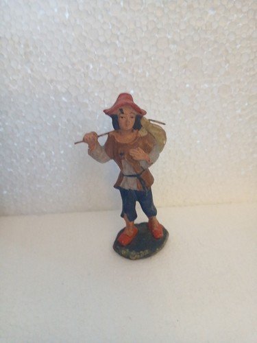 Personaggio presepe vintage - personaggio,