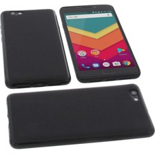 Custodia per Vernee Thor Plus Custodia Cellulare TPU Gomma Custodia Nera