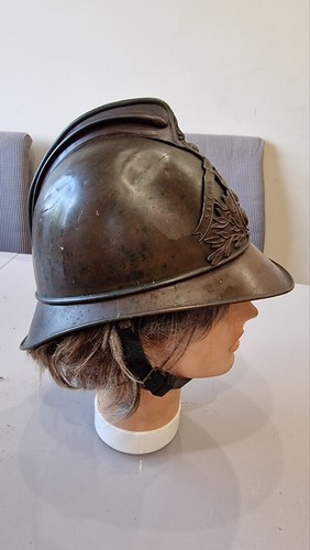 French adrian brass helmet - french,