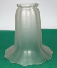 Antico ricambio in vetro (tulipe) bianco per applique-lampada-lampadari ('900)