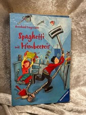 Spaghetti mit Himbeereis