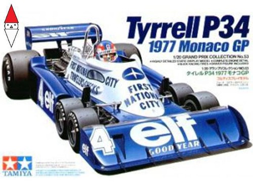 Tamiya tyrrell p34 - 1/20,