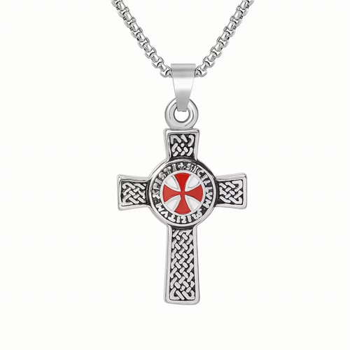 Ciondolo croce templare