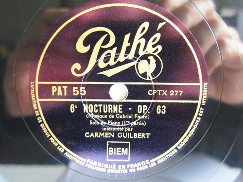 78rpm carmen guilbert piano - guilbert,