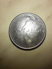 MONETA DA 50 LIRE DEL 1978
