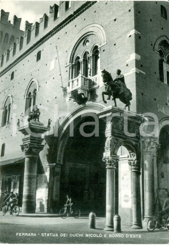 1950 ferrara statue niccolò - ferrara,