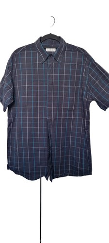 Essentials blue check short - blue,