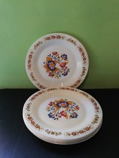 ARCOPAL FRANCE FIORI COLORATI 5 PIATTI DESSERT 