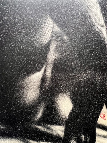 Omar galliani litografia - galliani,