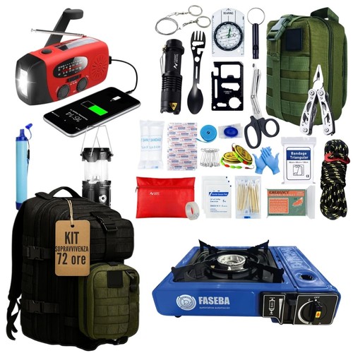 Kit sopravvivenza completo - kit,