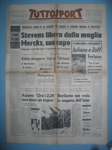 Tuttosport 1969 stevens - tuttosport,