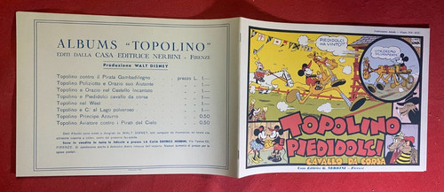 Topolino piedidolci cavallo - e,