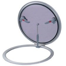 ISURE oblò barca rotondo tetti apribili bordi in lega di alluminio finestre vetro temperato