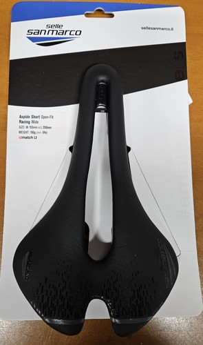 Sella bici corsa larga aperta