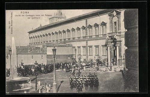 Roma uscita del corteggio - uscita,