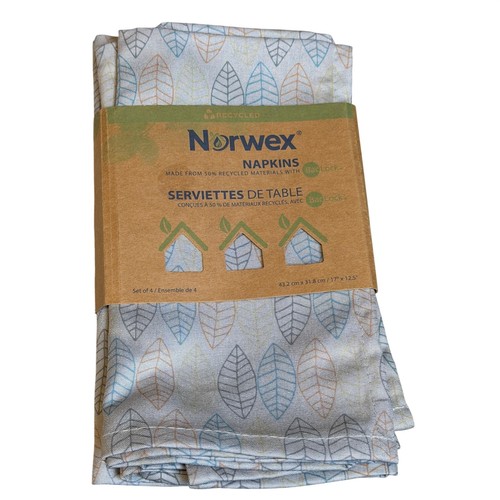 Norwex napkins set leaf - set, 4
