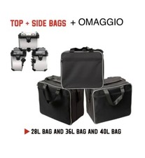 TRIS BORSE INTERNE VALIGIE LATERALI BMW R 1200 1250 GS ADVENTURE