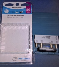 Amplificatore segnale tv METRONIC 432169 2 uscite 