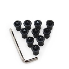 Black Windshield Bolt Kit