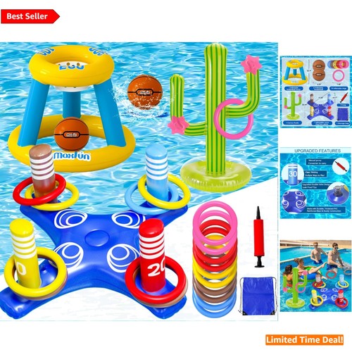 Set giochi piscina gonfiabile - giochi,