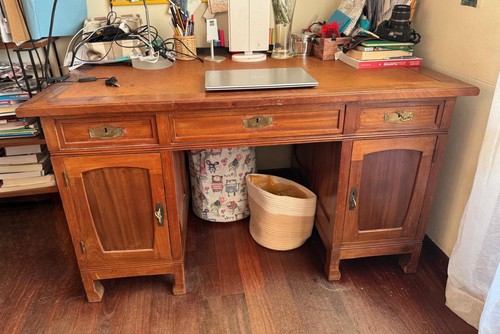 Scrivania antica legno - scrivania,
