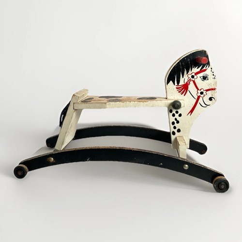 Antico cavallo dondolo - a,