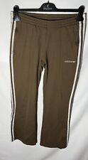 Adidas Firebird Pantaloni Tuta Marrone Bianco XS Donna Women Pants Trousers