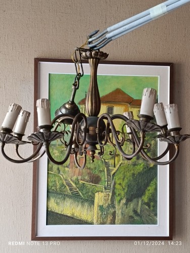 Lampadario vintage chandelier - lampadario,