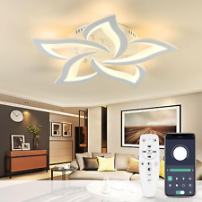 Plafoniera Led Soffitto Stile Moderno, Dimmerabile Lampadario Camera Da Letto Co
