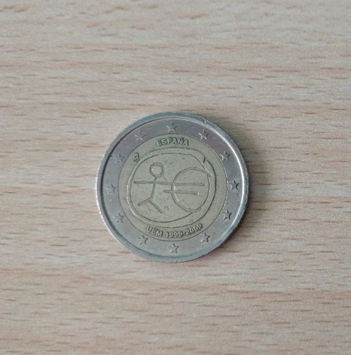 Moneta euro rarissima espana - moneta, 2