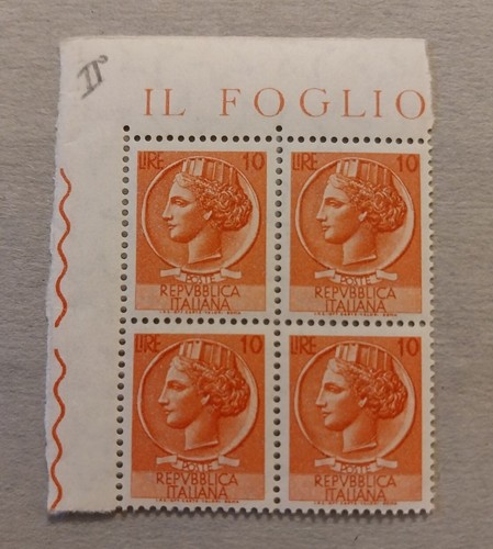 Francobolli italia 1955 - italia,