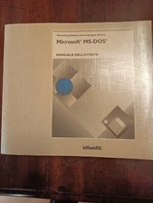 Manuale Utente Microsoft MS-DOS - Olivetti - 1992 