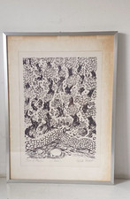 PROVA DI STAMPA/GRAFICA DI ACHILLE INCERTI  "IL BOSCO"