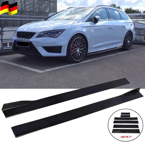 Nero lucido minigonne - 78,7"/2m,